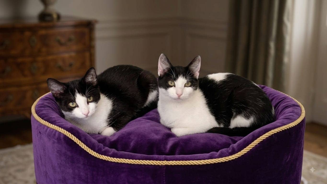 Lee and Cooper, domestic shorthair for adoption